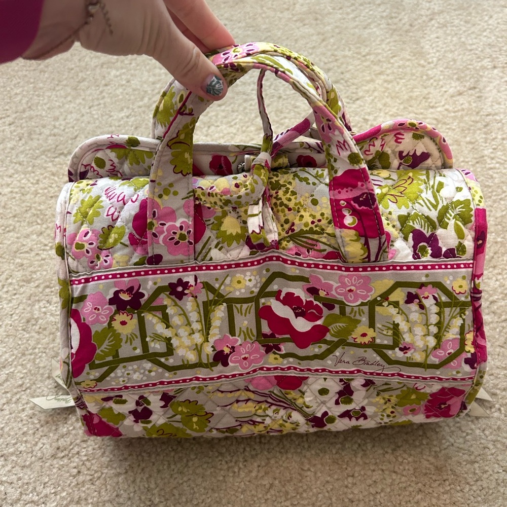 Vera Bradley toiletry cosmetic travel tote